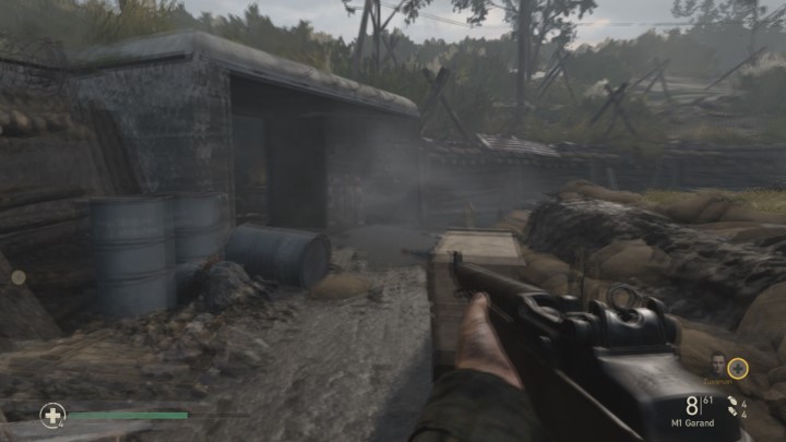 Enter the building indicated in the picture above - D-Day - Mementos, secrets and collectibles - Mementos - Call Of Duty WW2 Guide