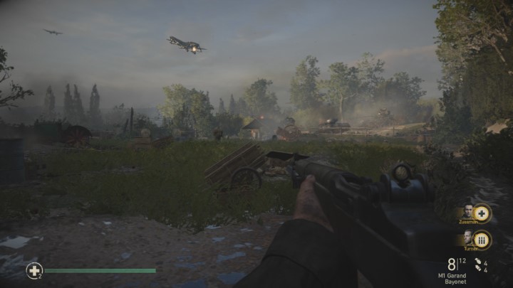 After you clear the area visible in the picture, head over to the left towards the shed - Operation Cobra - Mementos, secrets and collectibles - Mementos - Call Of Duty WW2 Guide