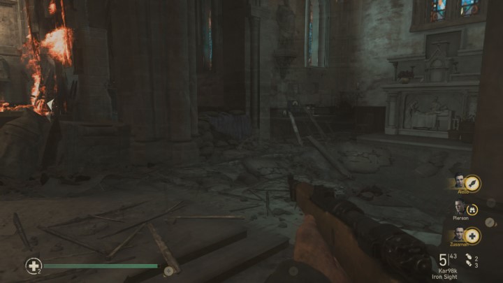 Go to more or less the centre point of the church, and then head to the right - Stronghold - Mementos, secrets and collectibles - Mementos - Call Of Duty WW2 Guide