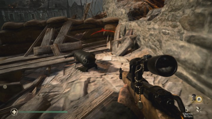 There you will find the Fuel Canister memento - Stronghold - Mementos, secrets and collectibles - Mementos - Call Of Duty WW2 Guide