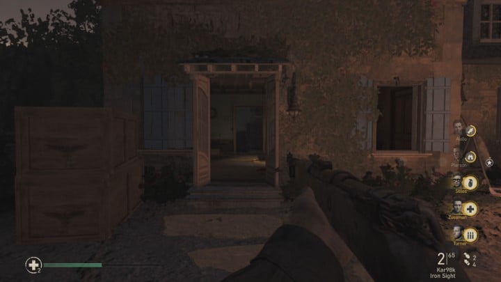 Enter the building shown in the picture and keep heading forward all the time, until you reach the last room - S.O.E. - Mementos, secrets and collectibles - Mementos - Call Of Duty WW2 Guide