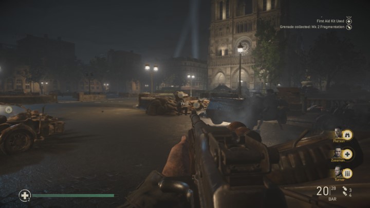 Go to the left side of the plaza in regard to the building shown on the screen - Liberation - Mementos, secrets and collectibles - Mementos - Call Of Duty WW2 Guide