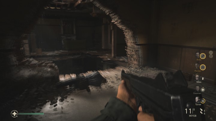 You have to reach the very end of the room - get ready for some jumping - Collateral Damage - Mementos, secrets and collectibles - Mementos - Call Of Duty WW2 Guide