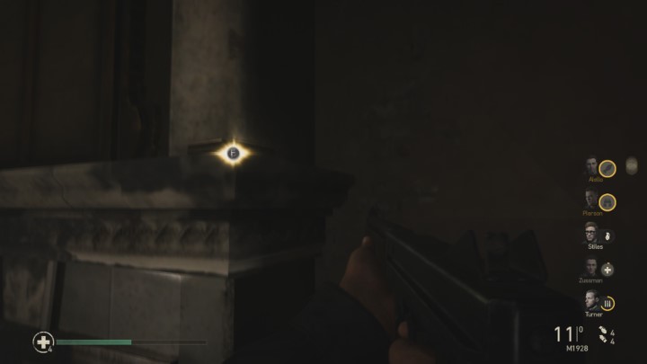 You will find the Cigarette Box memento by the chimney - Collateral Damage - Mementos, secrets and collectibles - Mementos - Call Of Duty WW2 Guide