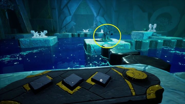 Create the first path so that the heads are arranged in your direction and to the right side - Call of the Sea: Stone passage - puzzle, Chapter 6 - Chapter 6 - Call of the Sea Guide