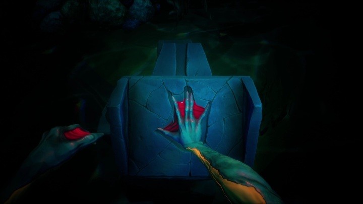 To leave the underwater area, you must swim up to the purple circle - Call of the Sea: Chapter 5, Sunken - walkthrough - Missions - Call of the Sea Guide