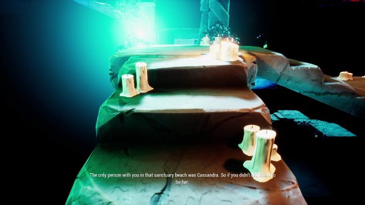 Once you have learned the truth, you will appear on the stone path - Call of the Sea: Chapter 6, Fhalgofn - walkthrough - Missions - Call of the Sea Guide