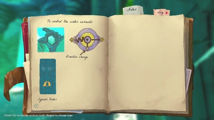 This symbol is located on the second column, on its right side - Call of the Sea: Chapter 5, Sunken- notes - Notes - Call of the Sea Guide
