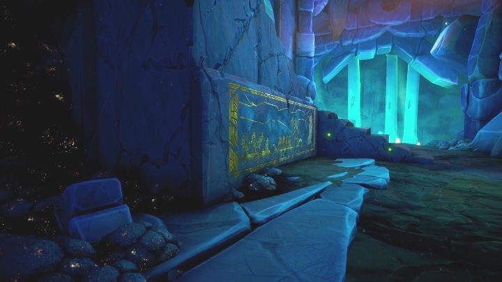 This mural is right at the entrance to the cave - Call of the Sea: Chapter 5, Sunken - wall paintings - Wall paintings - Call of the Sea Guide