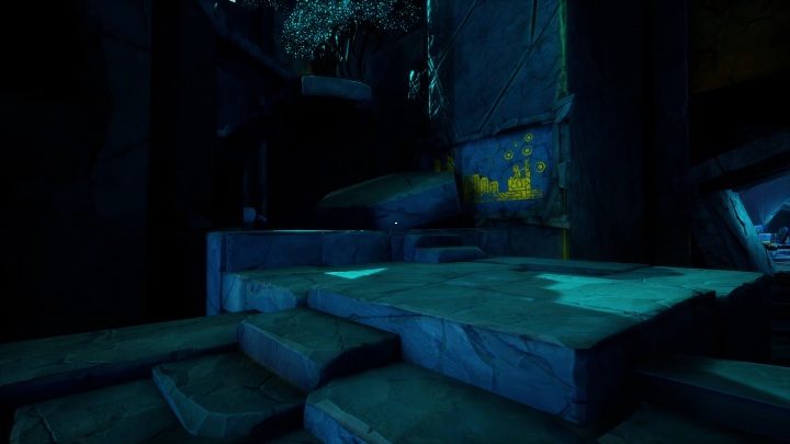 This mural is on the right, behind the fourth door - Call of the Sea: Chapter 6, Fhalgofn - wall paintings - Wall paintings - Call of the Sea Guide