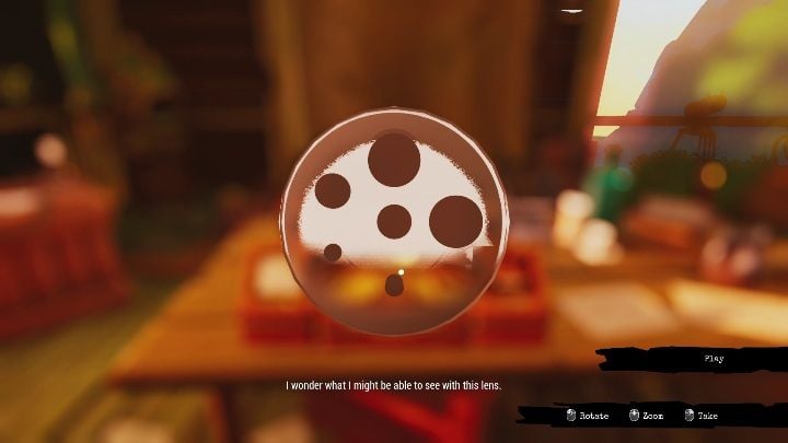 Once the lens is complete, insert it into the telescope - Call of the Sea: Telescope - puzzle in Chapter 2 - Chapter 2: Everharts expedition - Call of the Sea Guide