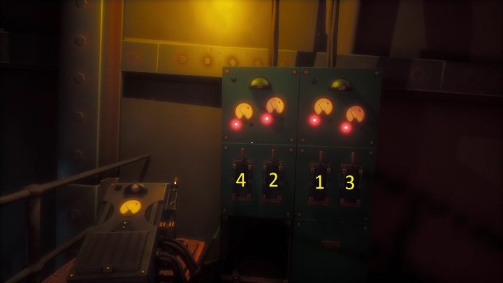 If you go to the left of the ladder, you'll see the power levers - Call of the Sea: Electicity - puzzle, Chapter 3 - Chapter 3 - Call of the Sea Guide