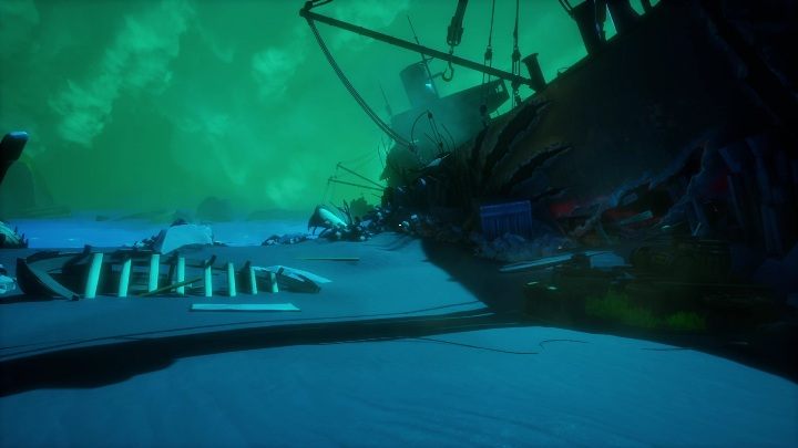 Before any activities in this area, it is worth checking the shipwreck first - Call of the Sea: Floating stones - puzzle, Chapter 3 - Chapter 3 - Call of the Sea Guide