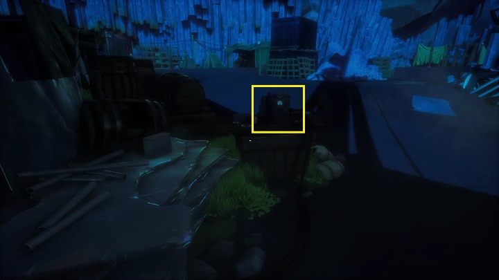 When you get off the ship, look to your left - Call of the Sea: Chapter 3, The Vanishing of the Lady Shannon - walkthrough - Transition description - Call of the Sea Guide