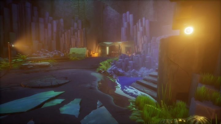 When you pass the first part of the camp, you will arrive to the more interesting one - Call of the Sea: Chapter 3, The Vanishing of the Lady Shannon - walkthrough - Transition description - Call of the Sea Guide