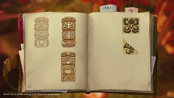 You'll find the next tiki statue near the third hut - Call of the Sea: Chapter 2, The Everhart Expedition - all notes, list - Notes - Call of the Sea Guide