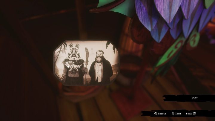 You will find the photo in the corner of the room, right behind the colored object and next to the wooden basket - Call of the Sea: Chapter 2, The Everhart Expedition - all secrets, list - Secrets - Call of the Sea Guide