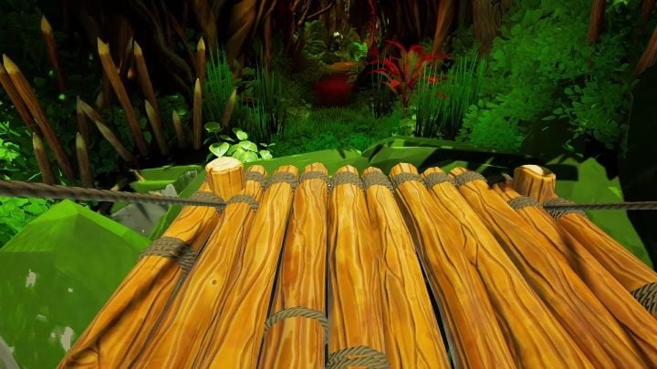 Once the symbols are arranged correctly, you will be able to go to the other side - Call of the Sea: Bridge mechanism - puzzle, Chapter 1 - Chapter 1 - Call of the Sea Guide