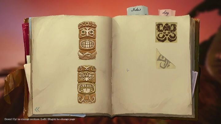 This coat-of-arms is located on the roof of the hut, next to the 2nd tiki statue - Call of the Sea: Jigsaw - puzzle, Chapter 2 - Chapter 2 - Call of the Sea Guide