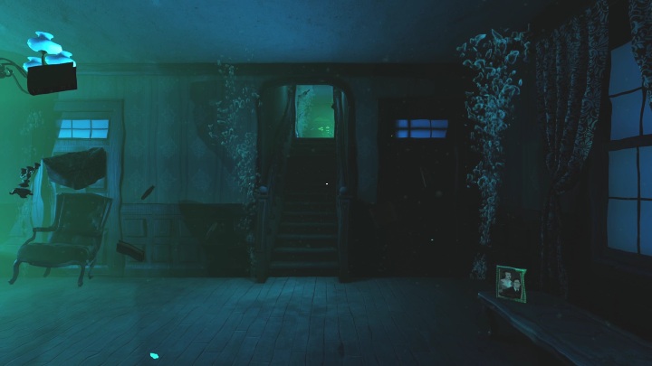 The ground floor is flooded - Call of the Sea: Chapter 4, Quite A Show - guide, walkthrough description - Missions - Call of the Sea Guide