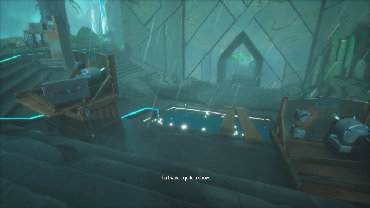 When you wake up from sleep, you must approach the microphone - Call of the Sea: Chapter 4, Quite A Show - guide, walkthrough description - Missions - Call of the Sea Guide