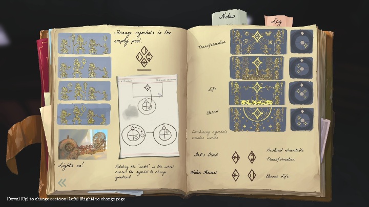 There are three clues located right next to each other - Call of the Sea: Chapter 4, Quite a show - notes - Notes - Call of the Sea Guide