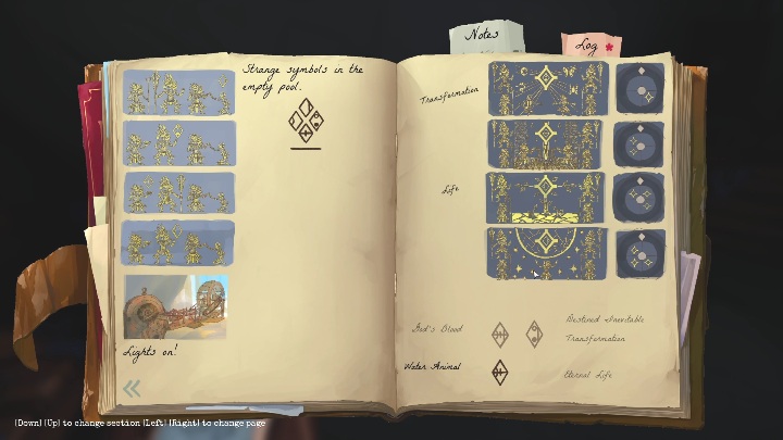 The next clue is waiting for you on a pile of envelopes, around there are many important items - Call of the Sea: Symbols in the Temple - Puzzle, Chapter 4 - Chapter 4 - Call of the Sea Guide
