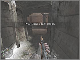 You should find another allied soldier in here - Red Army Training - The Winter War - Call of Duty 2 - Game Guide and Walkthrough