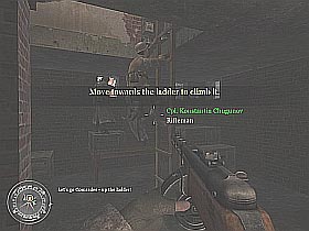 A couple of seconds later, your team will come across an armored car occupied by the enemy soldiers - Red Army Training - The Winter War - Call of Duty 2 - Game Guide and Walkthrough