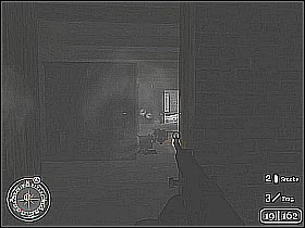 Now you should turn left and explore this new room - Railroad Station No. 1 - Not One Step Backwards! - Call of Duty 2 - Game Guide and Walkthrough