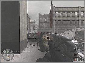 Wait for the rest of the team to get here - Stalingrad City Hall - Fortress Stalingrad - Call of Duty 2 - Game Guide and Walkthrough