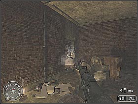 Continue the exploration process (screen 1) - Comrade Sniper - Fortress Stalingrad - Call of Duty 2 - Game Guide and Walkthrough