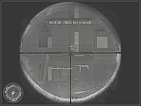 Wait for your squad members to use the ladder (screen 1) - Comrade Sniper - Fortress Stalingrad - Call of Duty 2 - Game Guide and Walkthrough