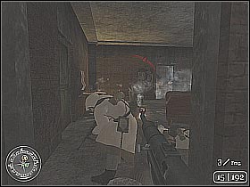 Be sure to kill Nazis standing by the windows (screen 1) - Comrade Sniper - Fortress Stalingrad - Call of Duty 2 - Game Guide and Walkthrough
