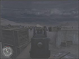 Use the small passage located below your current position - The Diversionary Raid - The Battle of El Alamein - Call of Duty 2 - Game Guide and Walkthrough