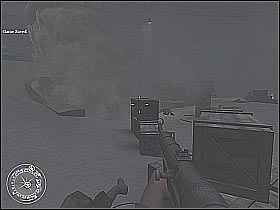 Now you should destroy all of these barrels that managed to survive the last fights (screen 1) - The Diversionary Raid - The Battle of El Alamein - Call of Duty 2 - Game Guide and Walkthrough