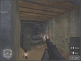 After reaching the crossroads check the left path (screen 1) - The Diversionary Raid - The Battle of El Alamein - Call of Duty 2 - Game Guide and Walkthrough