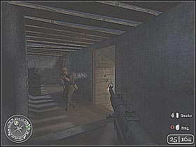 You will be attacked by three German soldiers simultaneously (screen 1) - The Diversionary Raid - The Battle of El Alamein - Call of Duty 2 - Game Guide and Walkthrough