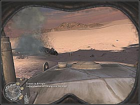 You will reach the last group of enemy soldiers and tanks very soon - 88 Ridge - The Tank Squadrons - Call of Duty 2 - Game Guide and Walkthrough