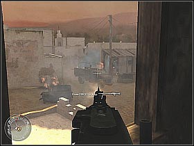 Keep shooting at the enemy soldiers - Armored Car Escape - Rommel's Last Stand - Call of Duty 2 - Game Guide and Walkthrough