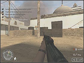 The building may be attacked by some desperate Nazi units - Retaking Toujane - Rommel's Last Stand - Call of Duty 2 - Game Guide and Walkthrough