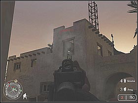 You should encounter the new heavy machine gun post in a couple of seconds - Assault on Matmata - Rommel's Last Stand - Call of Duty 2 - Game Guide and Walkthrough