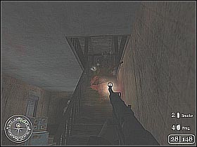 First of all, take care of the Germans who were standing by the windows (screen 1) - The Crossroads - The Battle for Caen - Call of Duty 2 - Game Guide and Walkthrough