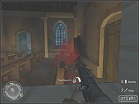Start shooting at the other German soldiers (screen 1) - The Tiger - The Battle for Caen - Call of Duty 2 - Game Guide and Walkthrough