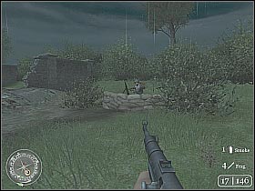 Move closer to the entrance (screen 1) - The Tiger - The Battle for Caen - Call of Duty 2 - Game Guide and Walkthrough