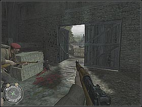 You will encounter some enemy forces along the way - The Brigade Box - The Battle for Caen - Call of Duty 2 - Game Guide and Walkthrough
