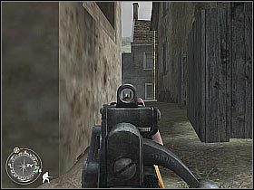 Continue pushing forward - The Brigade Box - The Battle for Caen - Call of Duty 2 - Game Guide and Walkthrough