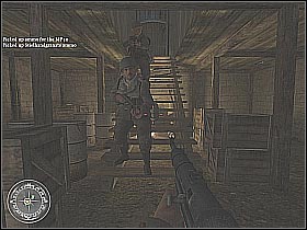 Use the stairs to reach the German headquarters - The Brigade Box - The Battle for Caen - Call of Duty 2 - Game Guide and Walkthrough