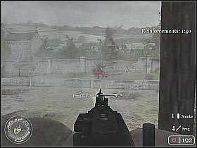 You will have to be very cautious - The Brigade Box - The Battle for Caen - Call of Duty 2 - Game Guide and Walkthrough