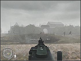 Keep firing at the German soldiers as long as possible - Defending the Pointe - D-Day - Call of Duty 2 - Game Guide and Walkthrough